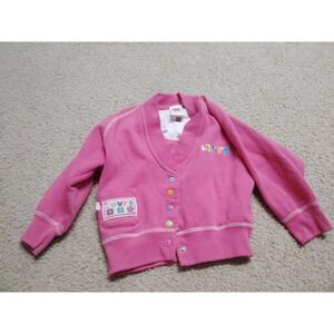 Vintage Little Levi's Pink Cardigan Girls 3T